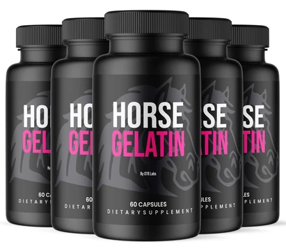 Horse Gelatin three bottle pack
